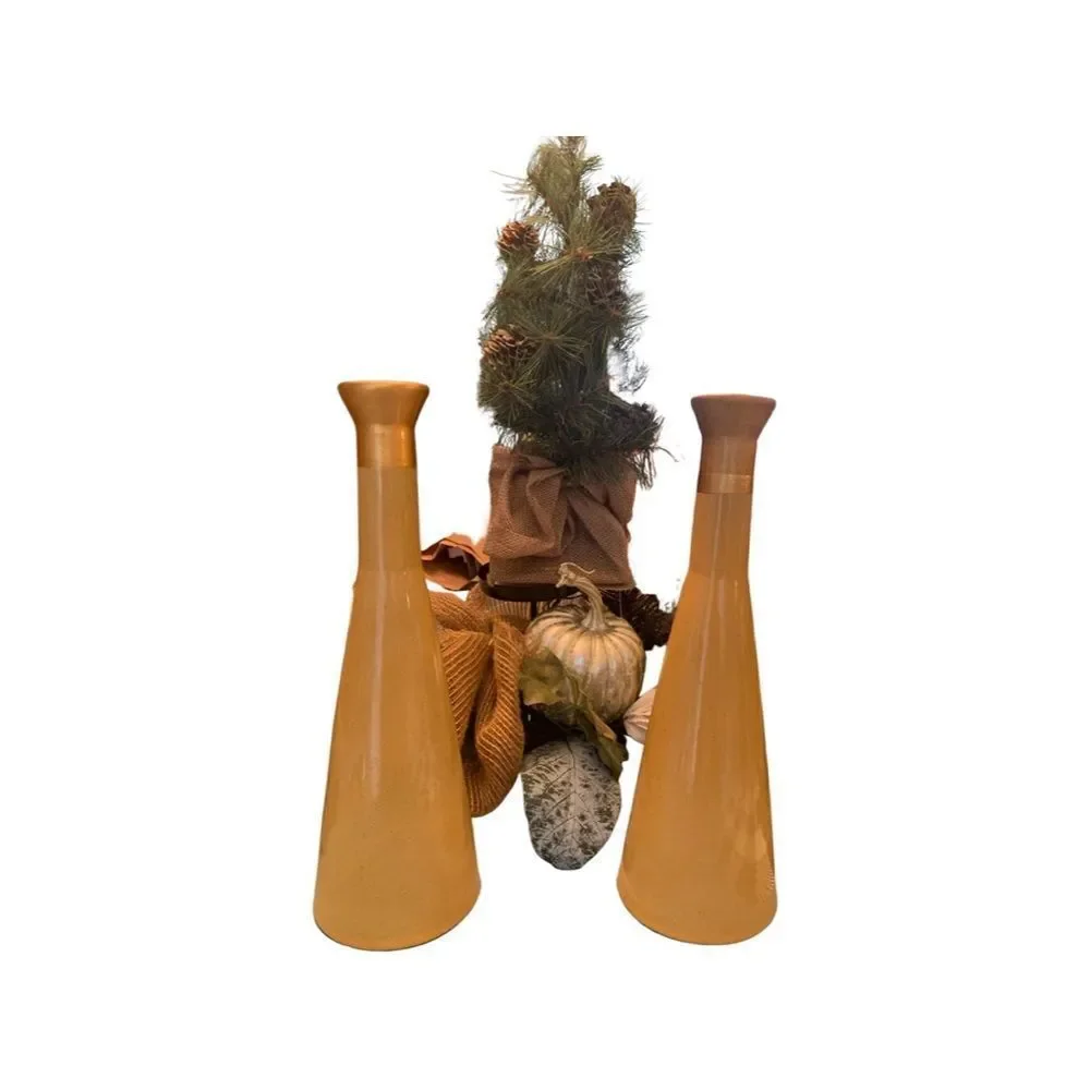 Set of 3 Opalhouse Jungalow Stoneware Candleholder. - Picture 3 of 6